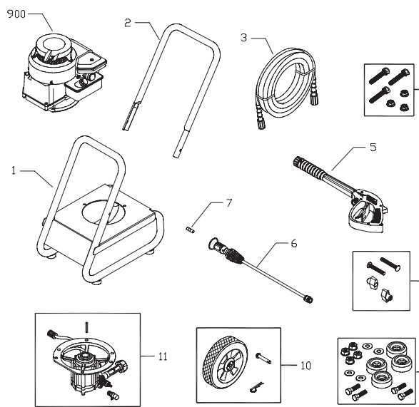 Craftsman Pressure Washer 020310-0 Parts